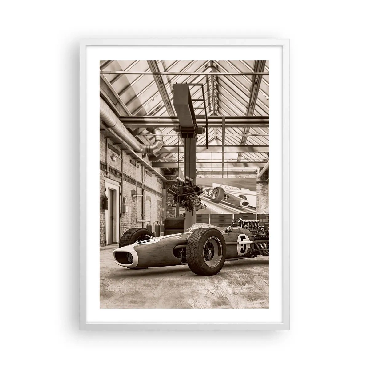 Poster in white frmae - Rest of the Winner - 50x70 cm