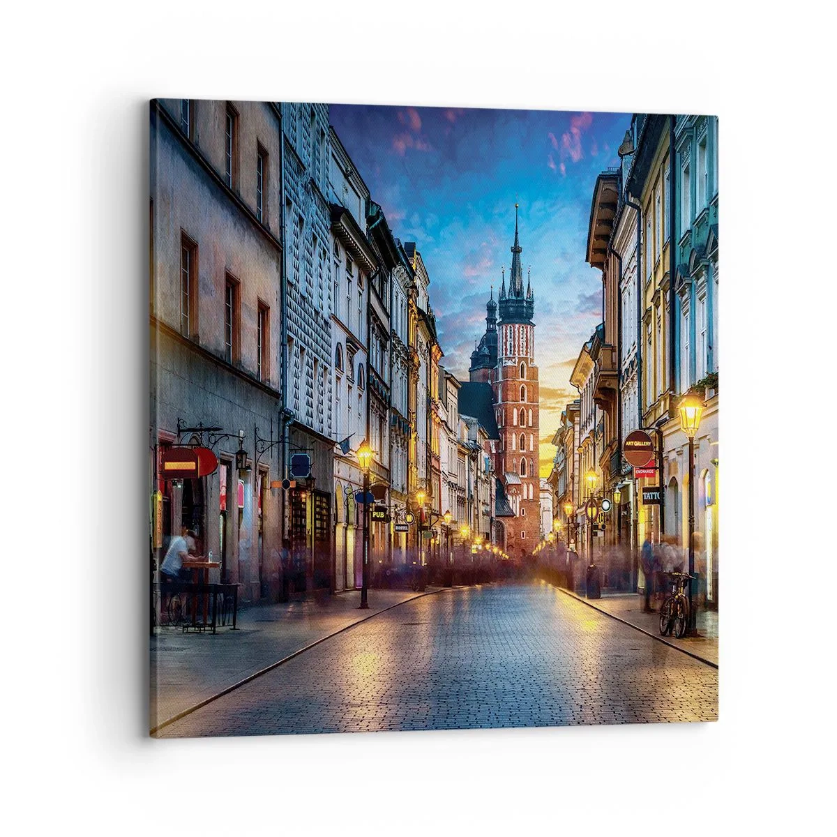 Canvas picture - Charm of Cracow - 70x70 cm