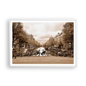 Poster in white frmae - Dutch Atmosphere - 100x70 cm