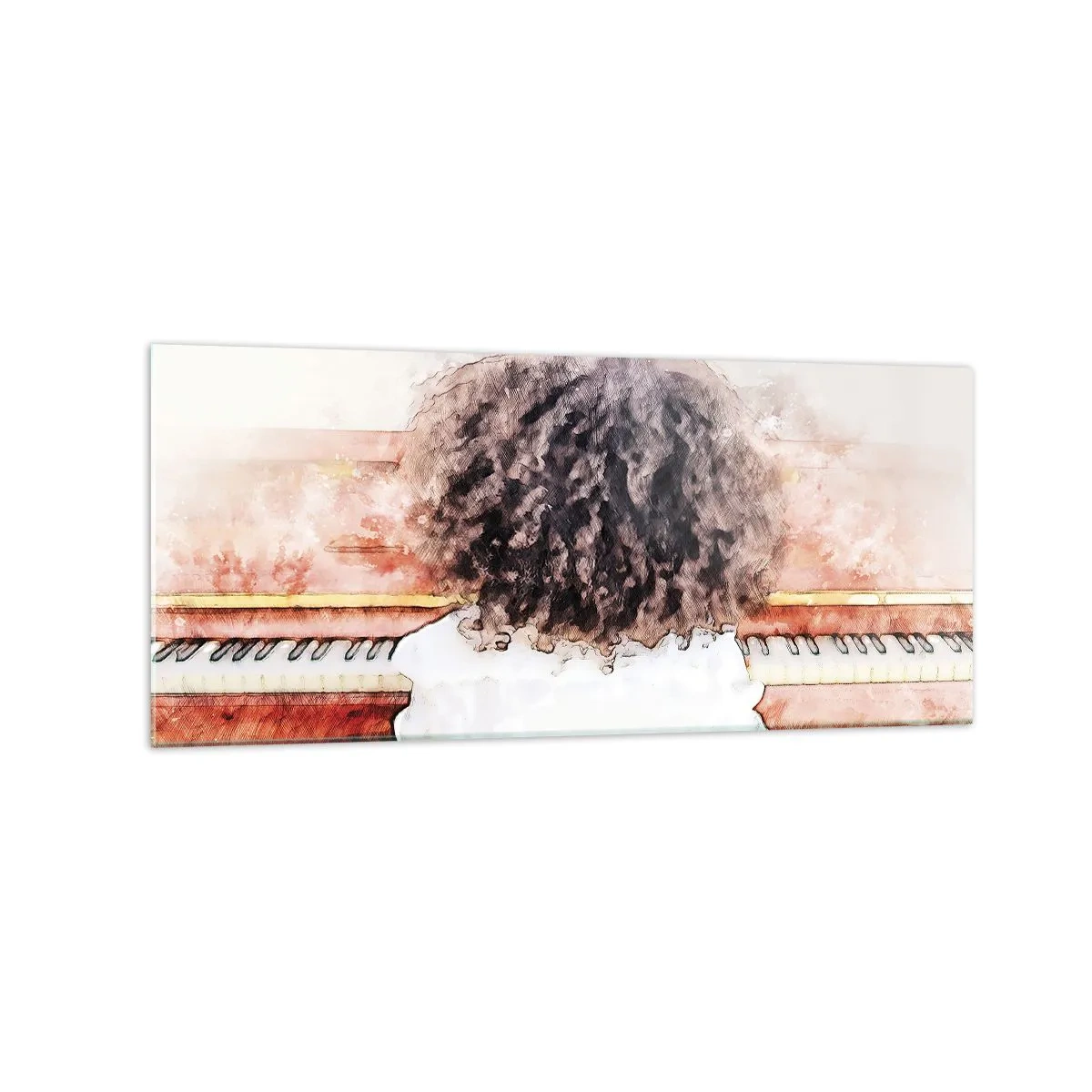 Glass picture - In a New World - 120x50 cm