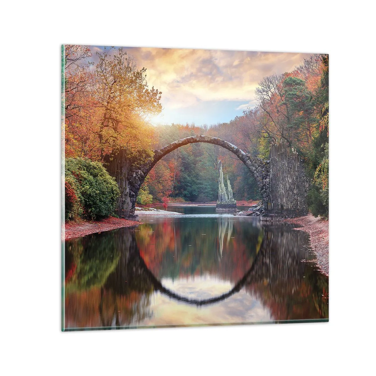 Glass picture - On the Other Side of a Mirror - 40x40 cm