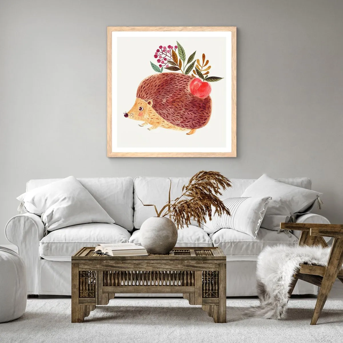 Poster in light oak frame - And Now You Like Me! - 50x50 cm