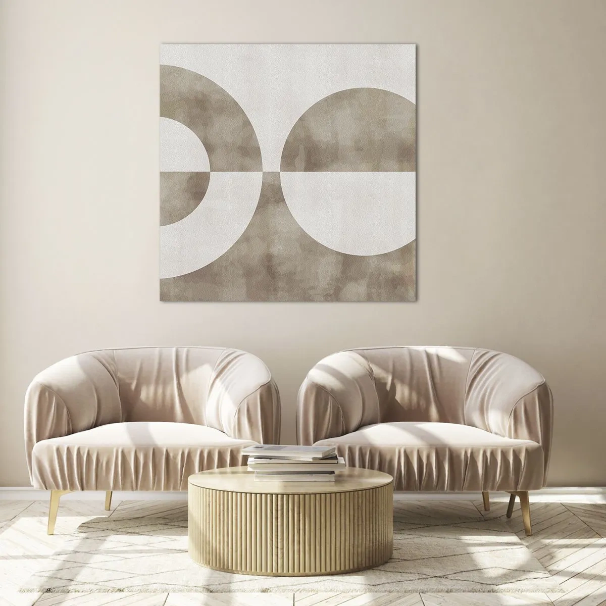 Glass picture - Similarities and Differences - 50x50 cm