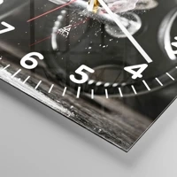 Clock face with numbers