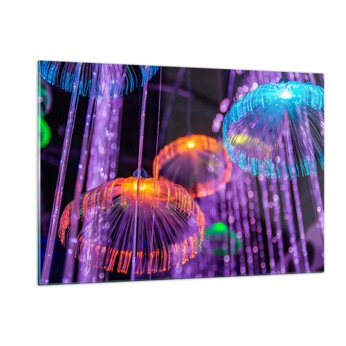 Glass picture - Light Fountain - 120x80 cm