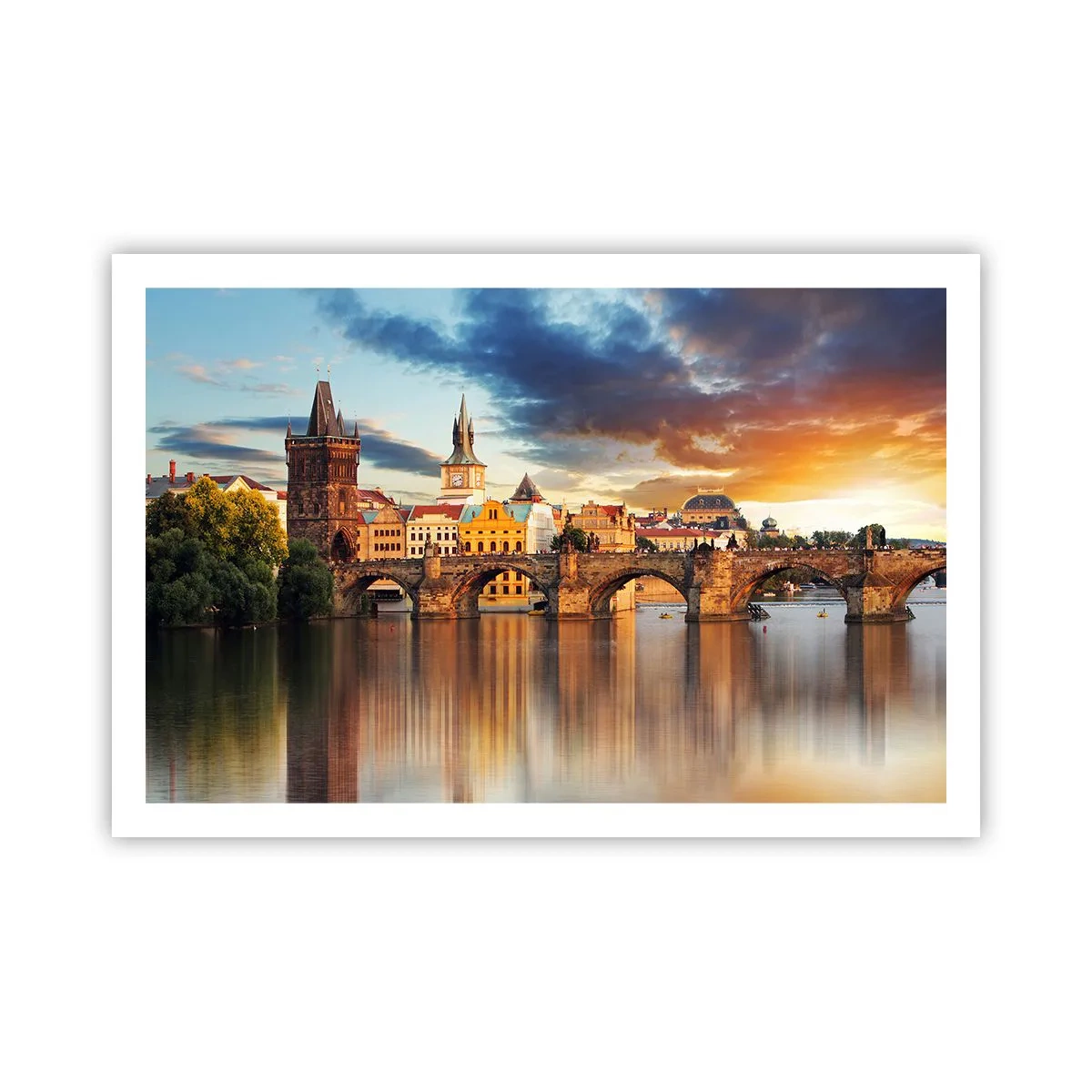 Poster - Beautiful Prague - 91x61 cm