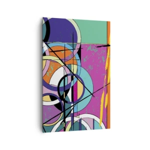 Canvas picture - Wheels Go Round and Round - 80x120 cm