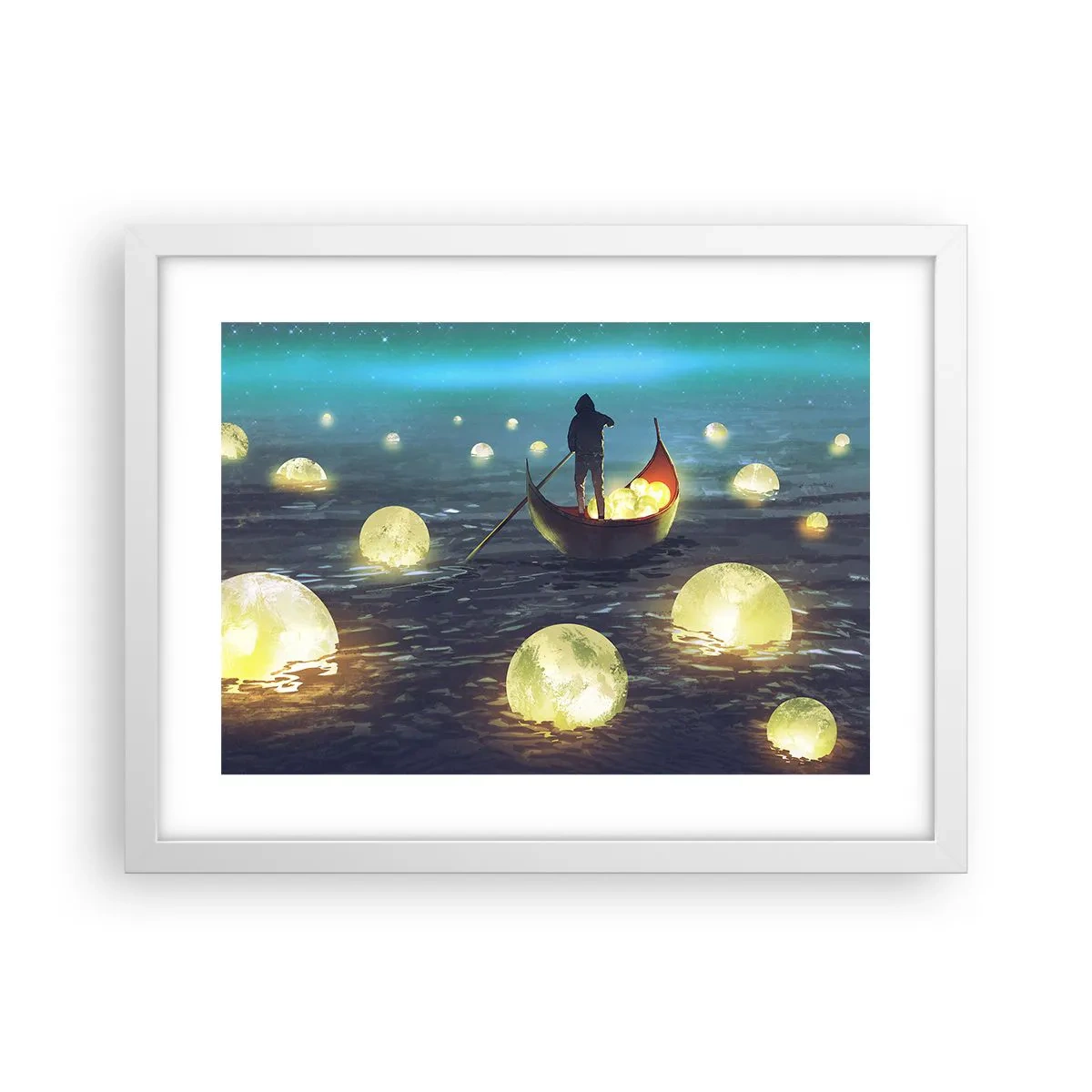 Poster in white frmae - Things that Philosophers Did Not Dream About - 40x30 cm