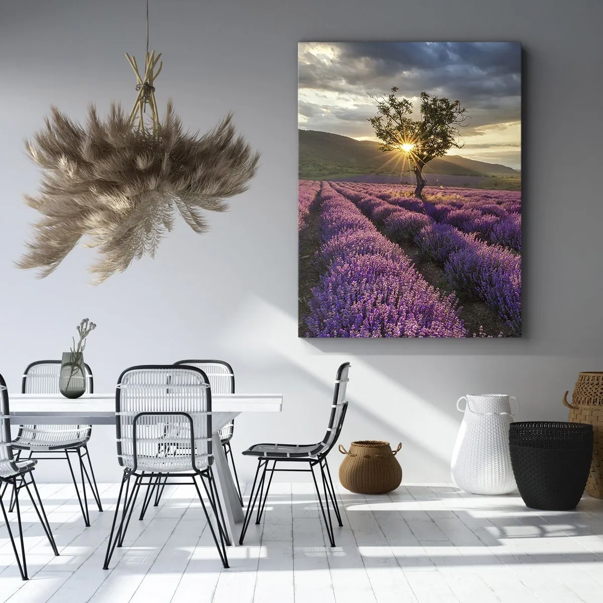 Canvas picture - Lilac Coloured Aroma - 80x120 cm