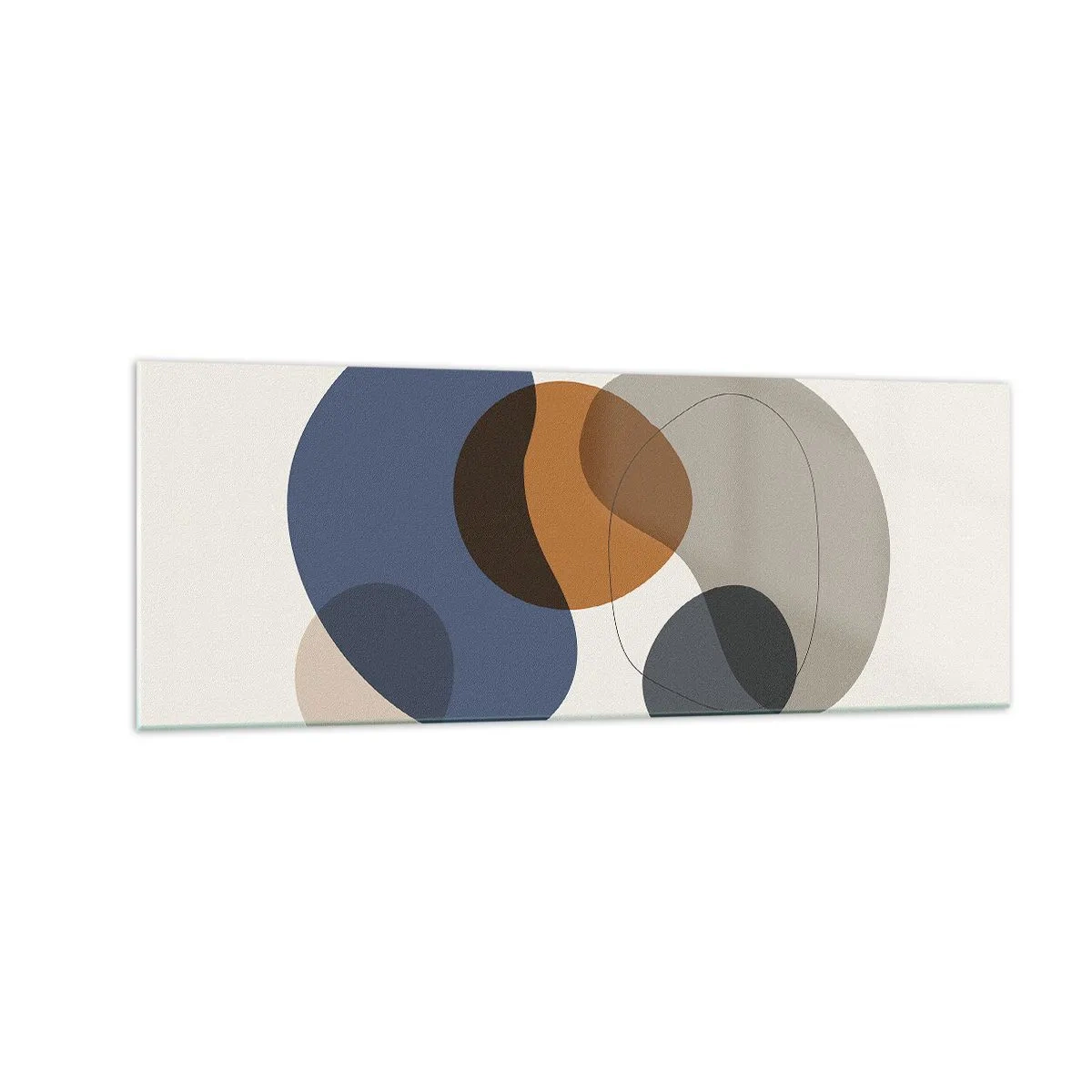 Glass picture - Drops of Colours - 140x50 cm