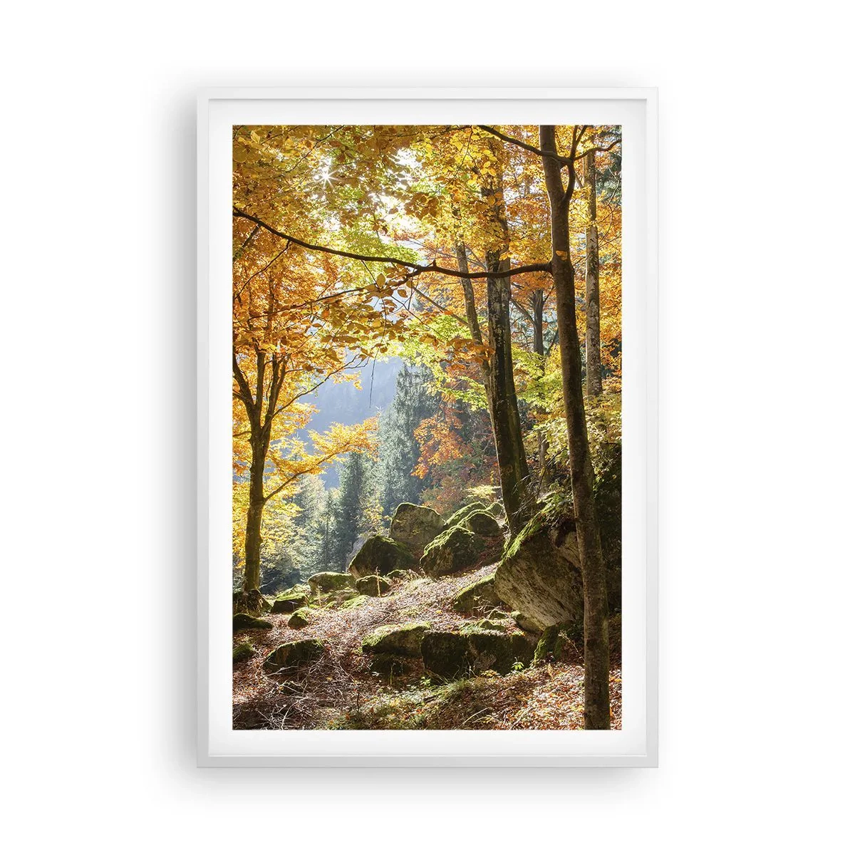 Poster in white frmae - Time for Rest - 61x91 cm