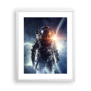 Poster in white frmae - Space Adventure - 40x50 cm
