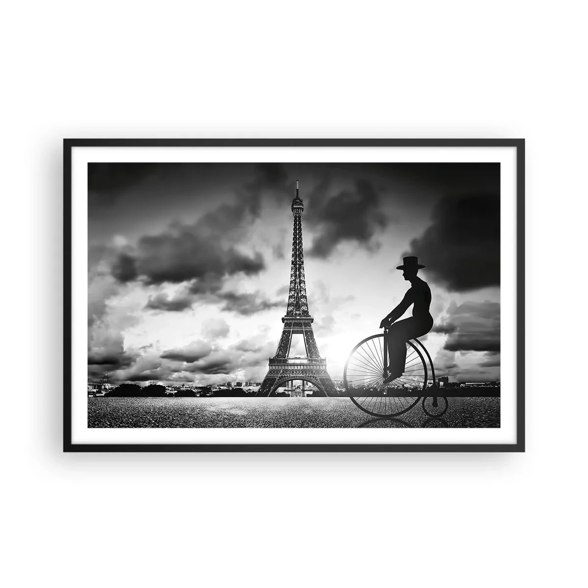 Poster in black frame - Longing for Belle Epoque - 91x61 cm