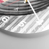 Clock face with numbers