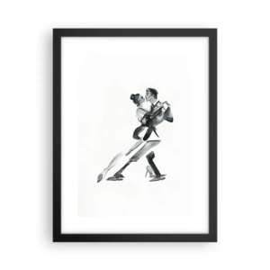 Poster in black frame - In One Rhythm - 30x40 cm