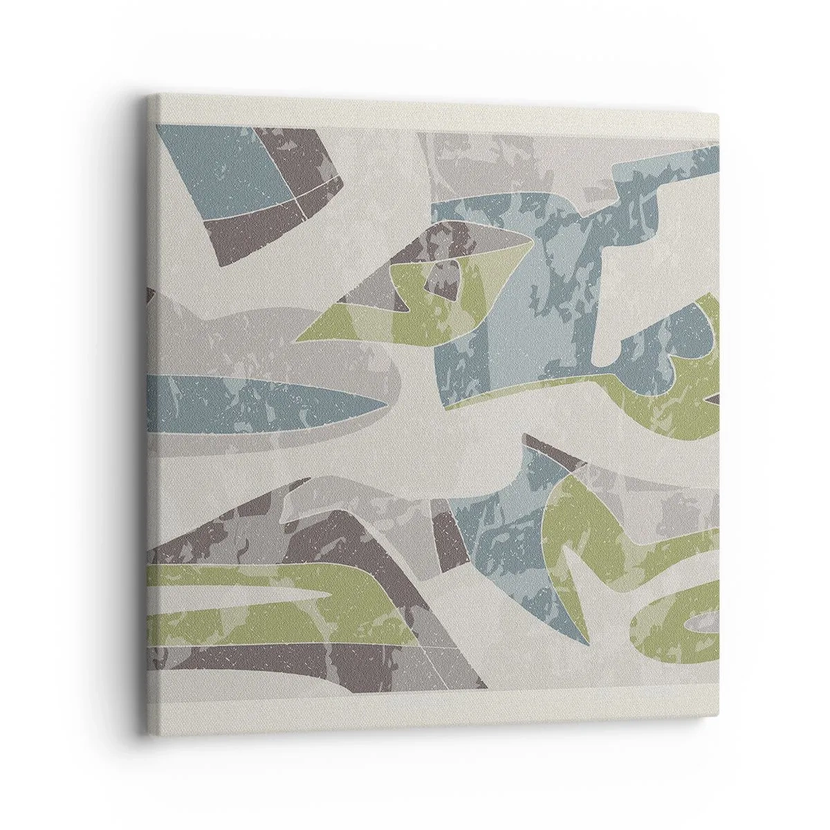 Canvas picture - Composition with Window Pane - 30x30 cm