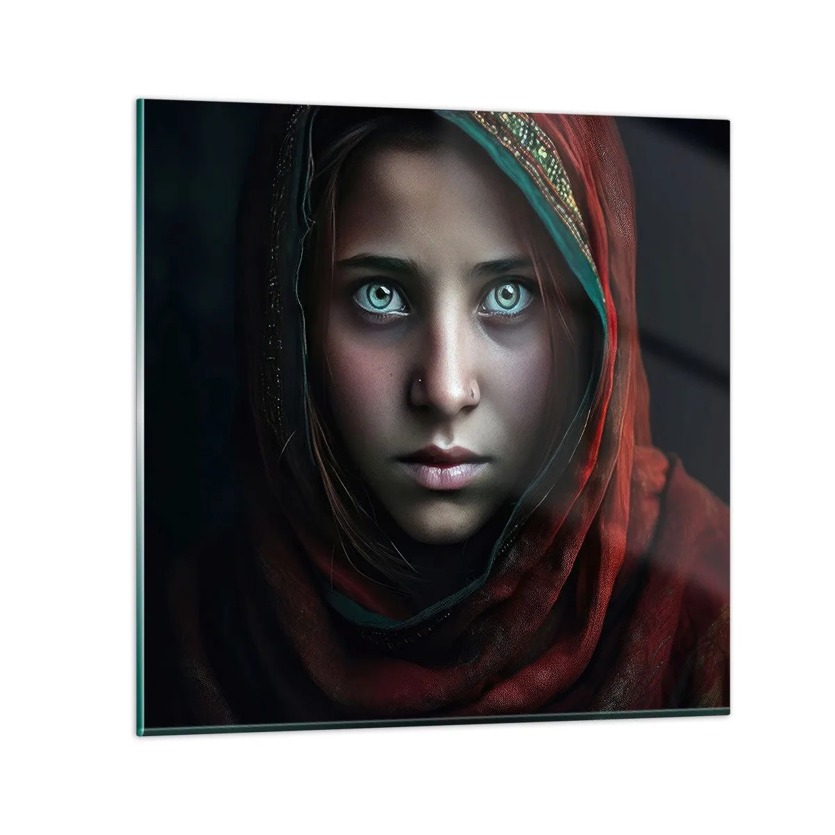 Glass picture - Eastern Princess - 30x30 cm