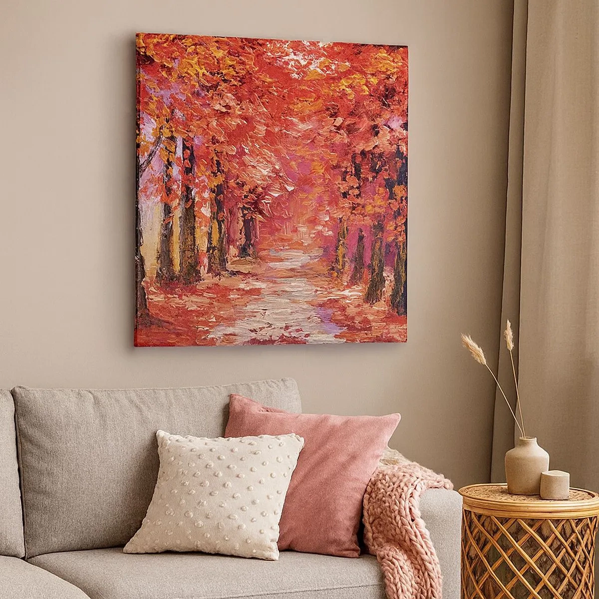 Canvas picture - Autumnal Impression - 30x30 cm