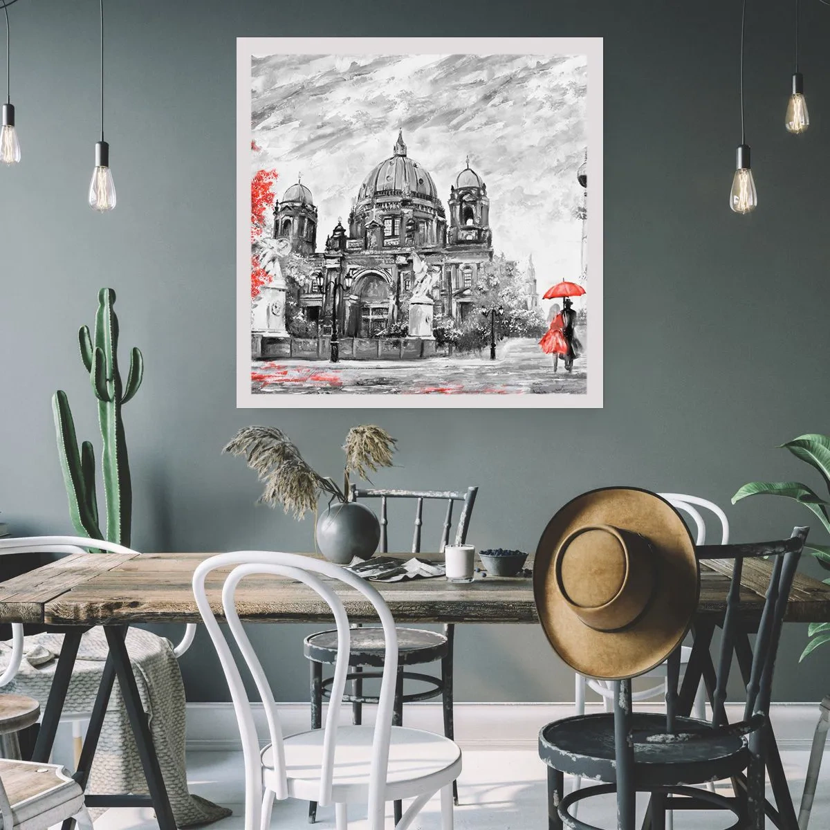 Poster - Berlin Encounter - 30x30 cm