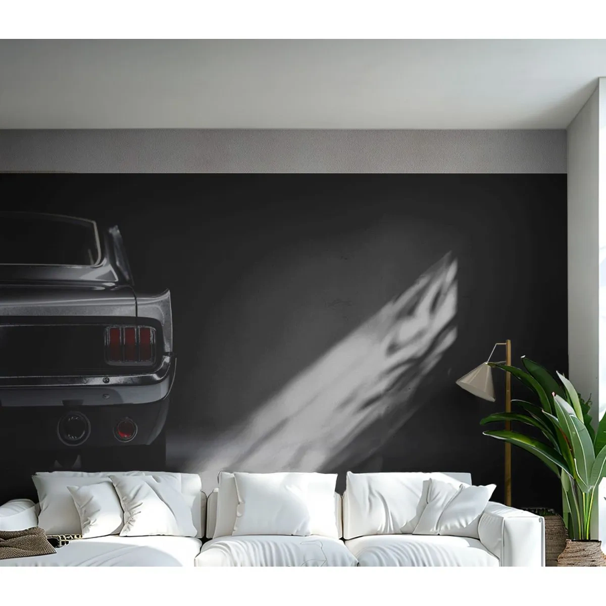 Self-Adhesive Photo Wallpaper Deluxe Sticker - Charm of the Classic - Car, Retro, Car - 200x140 cm