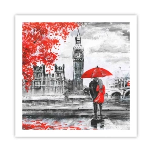 Poster - In Love with London - 60x60 cm