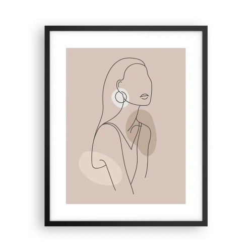 Poster in black frame - Icon of Girlhood - 40x50 cm