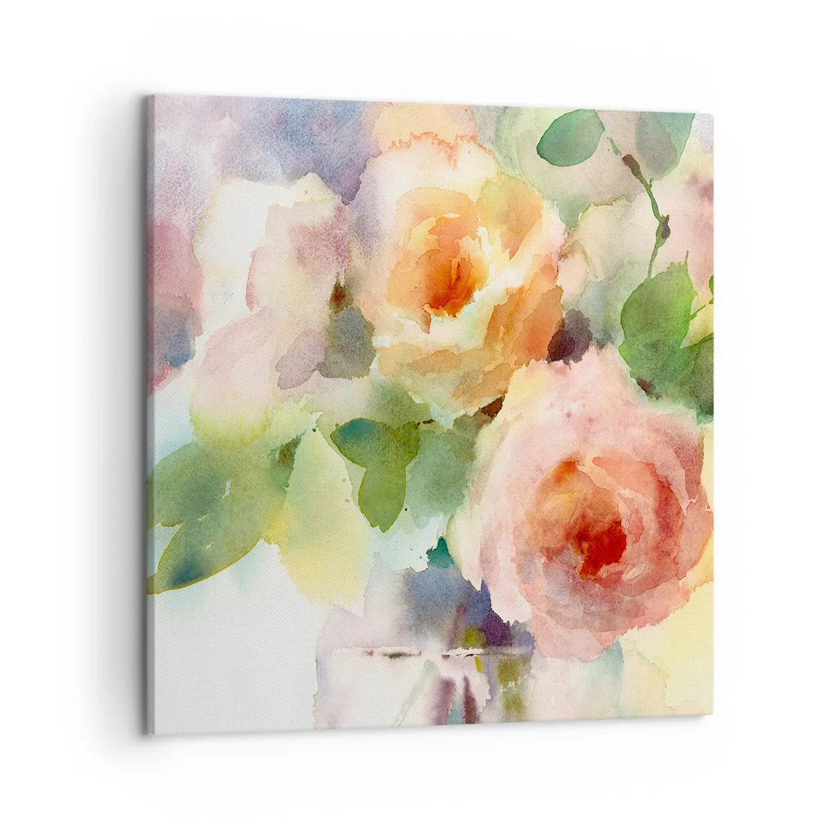 Canvas picture - Delicate Like Watercolour - 50x50 cm