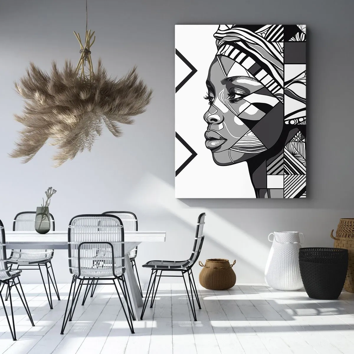 Canvas picture - Ethnic Portrait - 50x70 cm