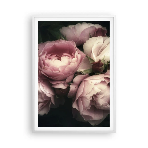Poster in white frmae - Belle Epoque Charm - 70x100 cm