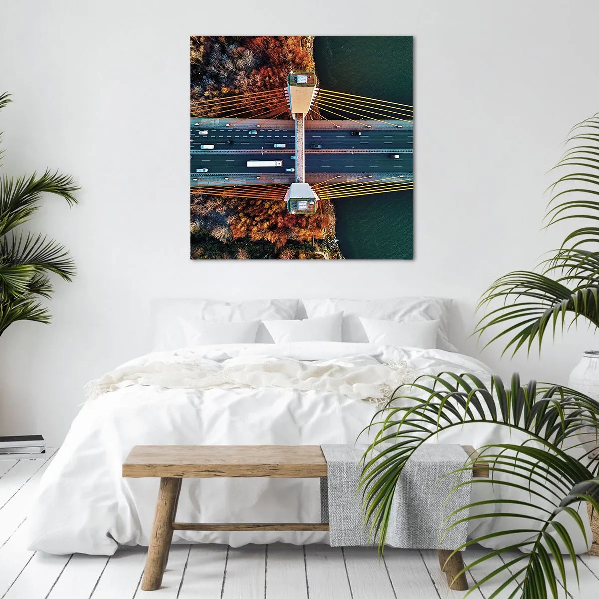 Canvas picture - Behind Seas and Oceans - 50x50 cm