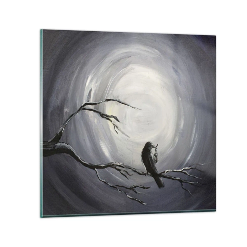 Glass picture - Key to the Secret of the Night - 70x70 cm