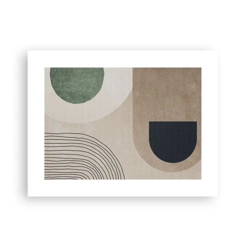 Poster - Gentleness of an Oval - 40x30 cm