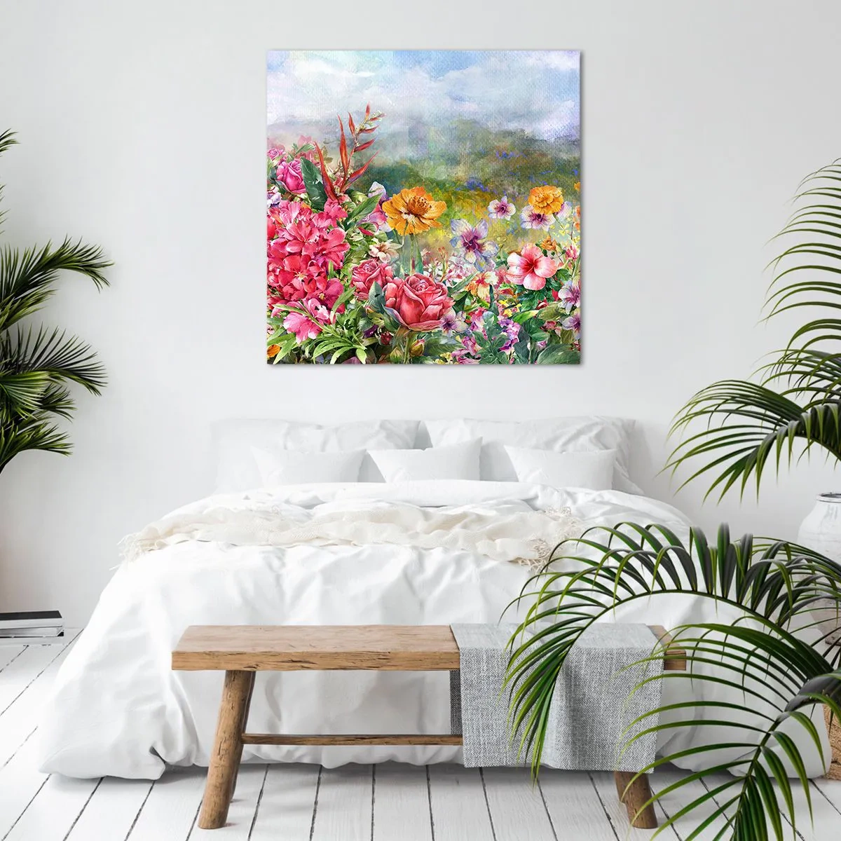Canvas picture - Garden which Went Crazy - 50x50 cm