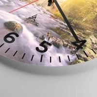 Clock face with numbers