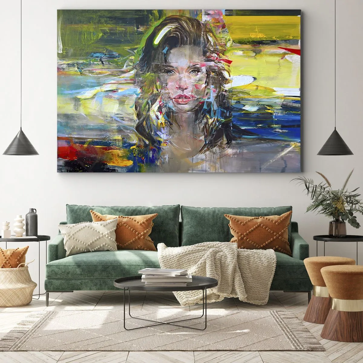 Canvas picture - Behind a Curtain of Air - 120x80 cm