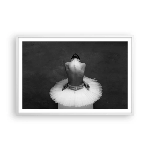 Poster in white frmae - It Is Blossoming - 91x61 cm