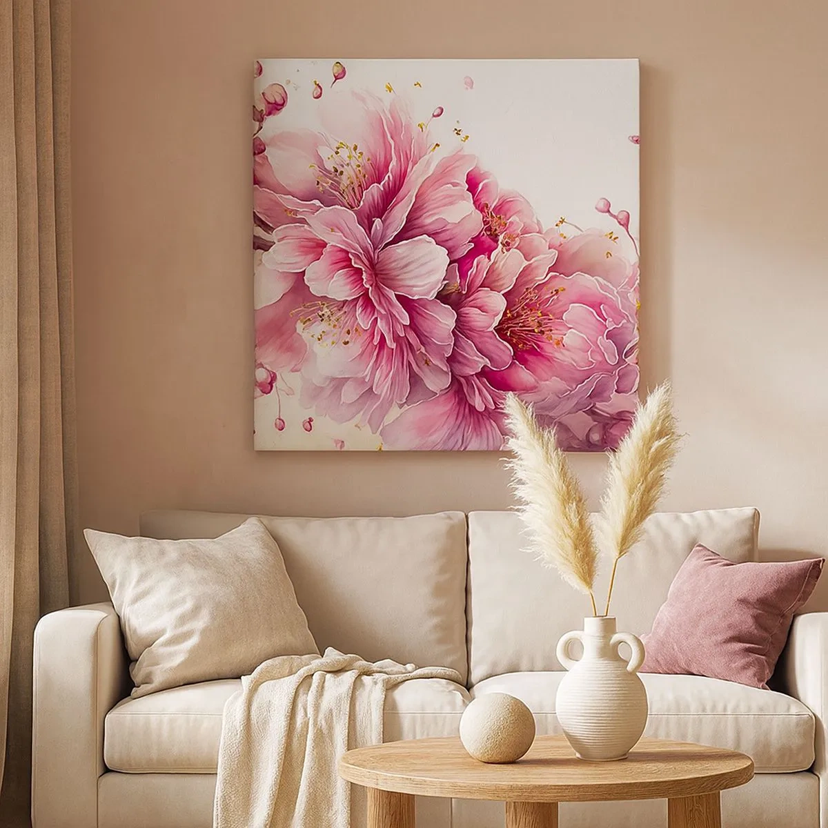 Canvas picture - Land of Cherry Blossoms - 30x30 cm