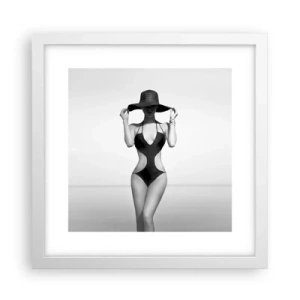 Poster in white frmae - My Name Is: Elegance - 30x30 cm