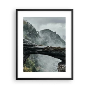 Poster in black frame - Adventure Is About to Start - 40x50 cm