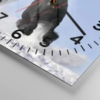 Clock face with numbers