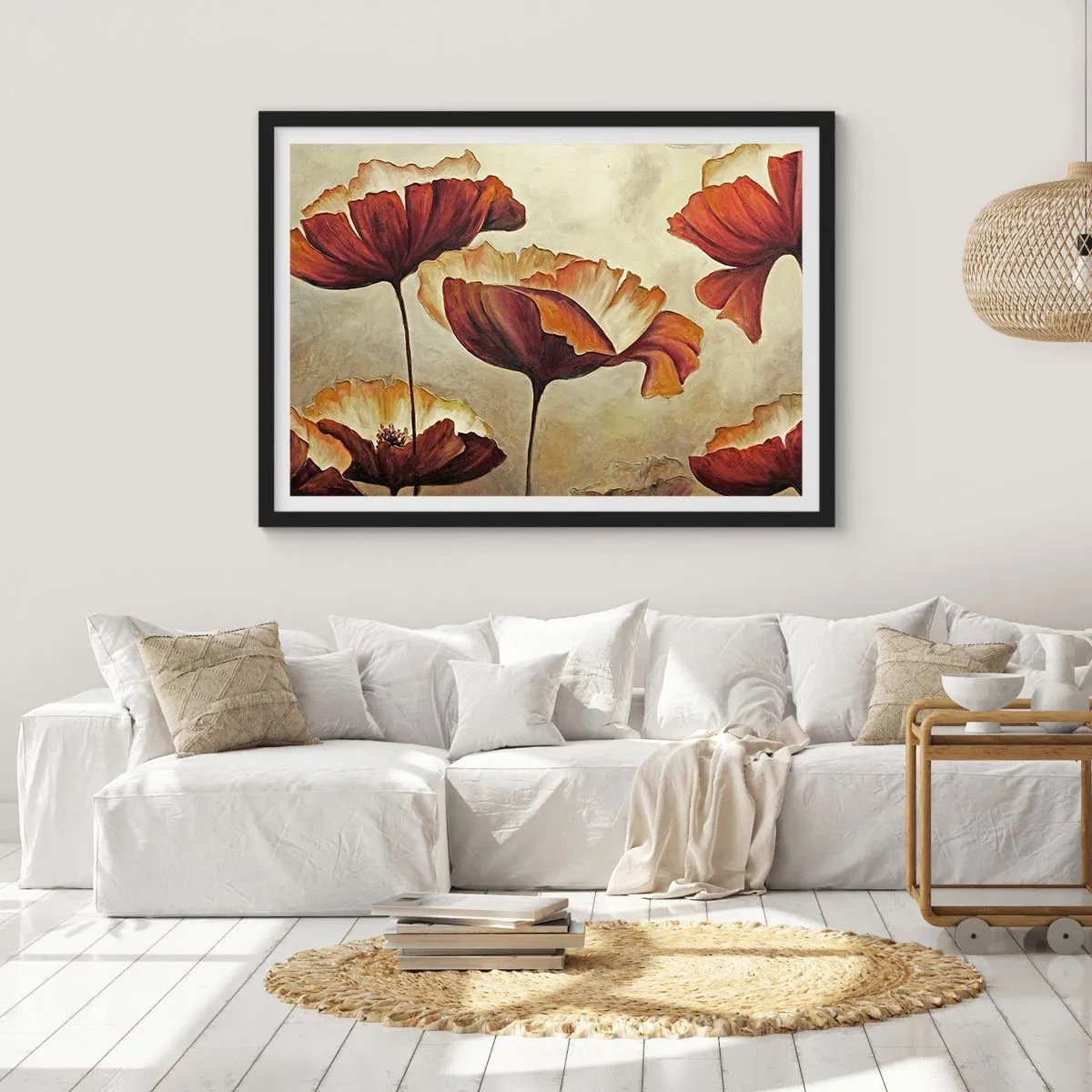 Poster in black frame - Piece of Meadow - 70x50 cm