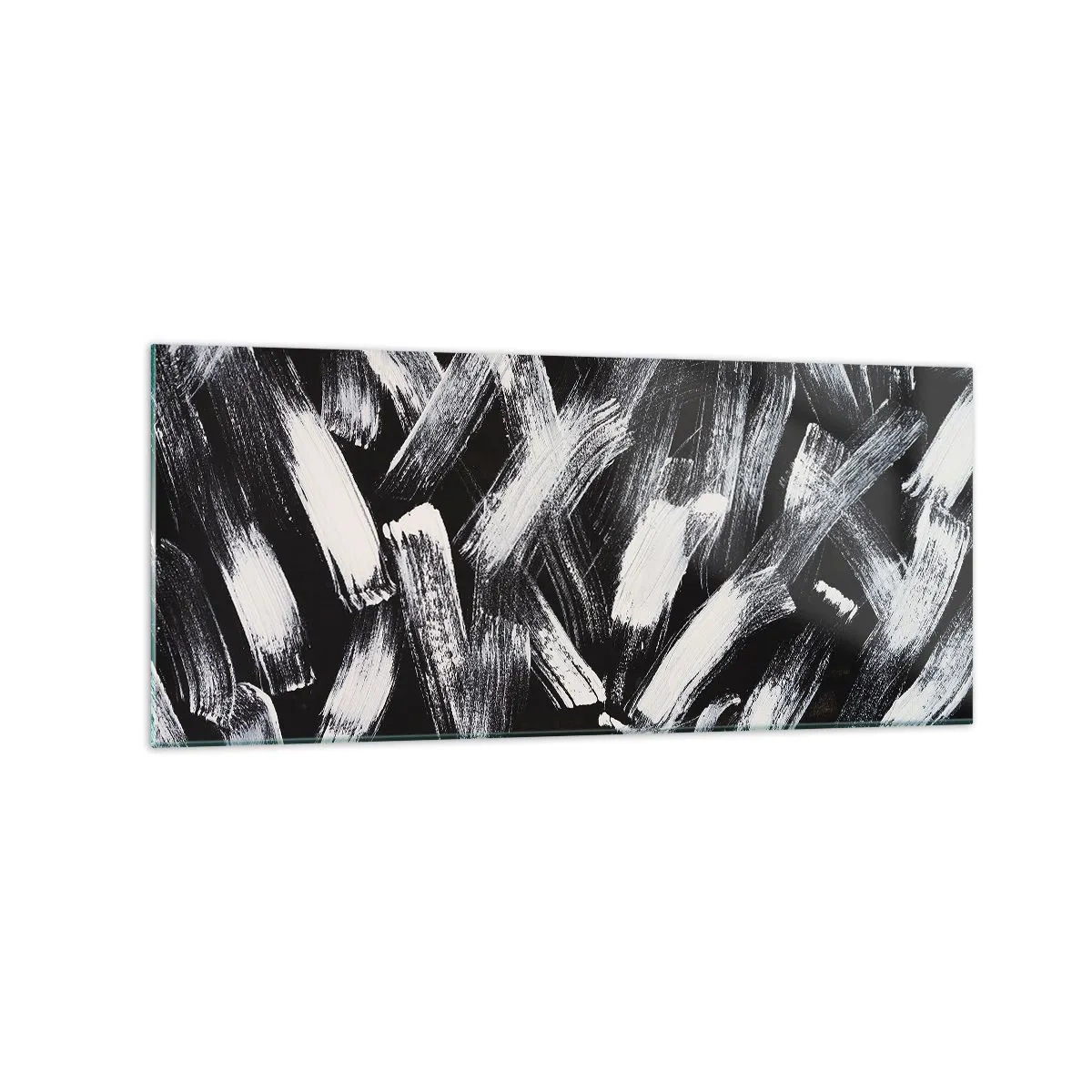 Glass picture - Abstract in Industrial Spirit - 120x50 cm