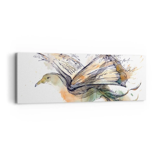 Canvas picture - On The Wings Of Poetry - 90x30 cm