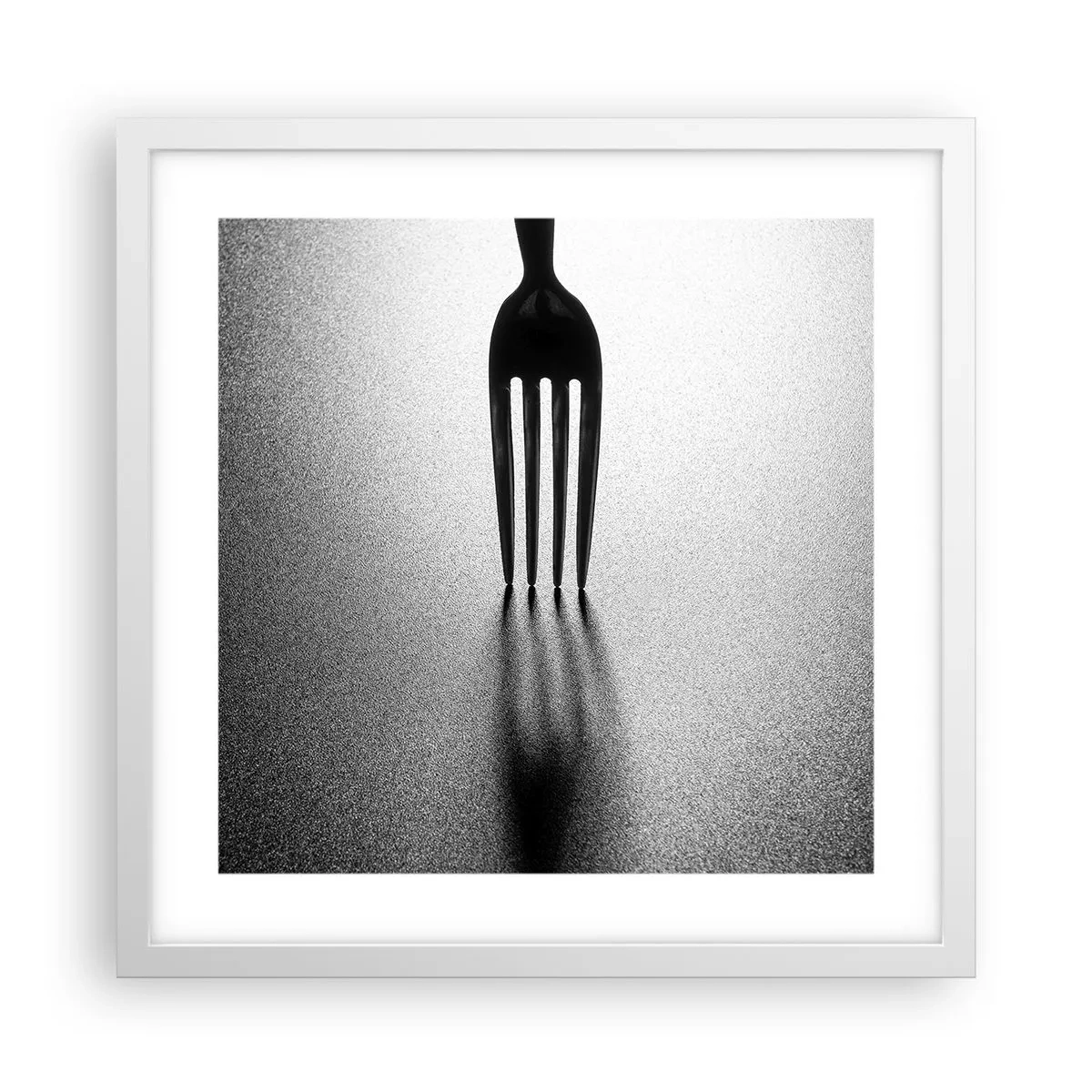 Poster in white frmae - Light and Shade - 40x40 cm
