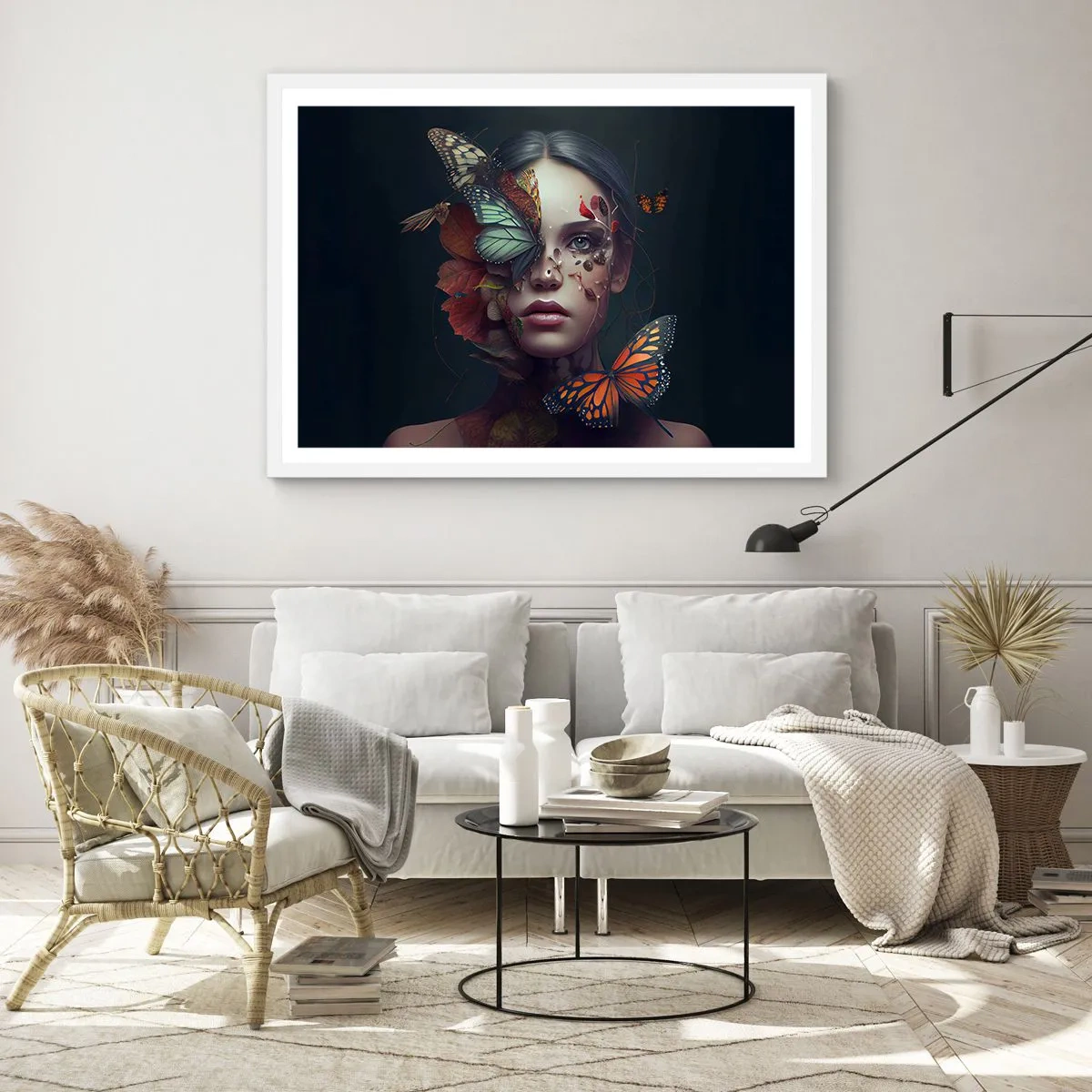 Poster in white frmae - Wonderful Metamorphosis - 91x61 cm
