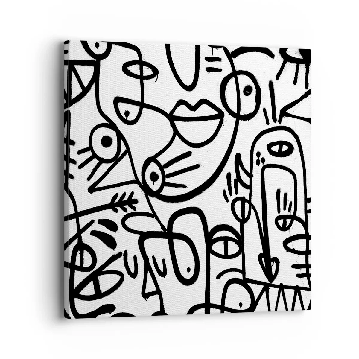 Canvas picture - Faces and Mirages - 40x40 cm