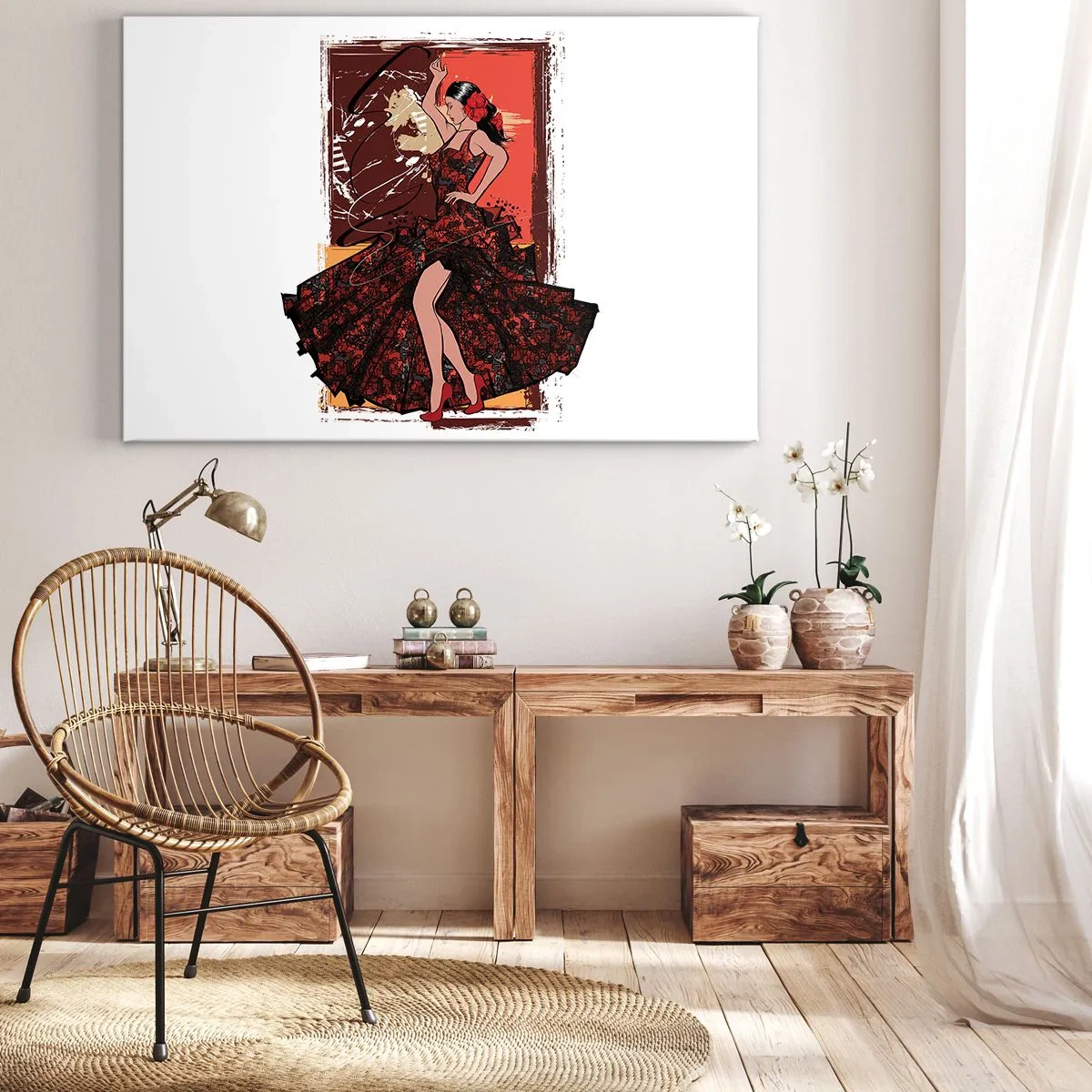 Canvas picture - In the Rhythm of the Heart - 120x80 cm