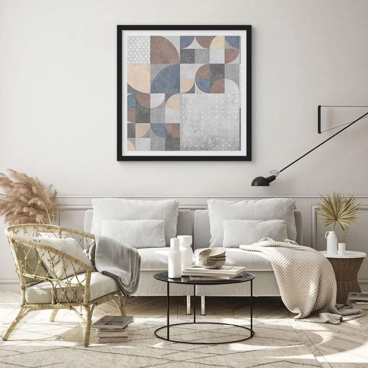 Poster in black frame - Ceramic Fantasy - 60x60 cm