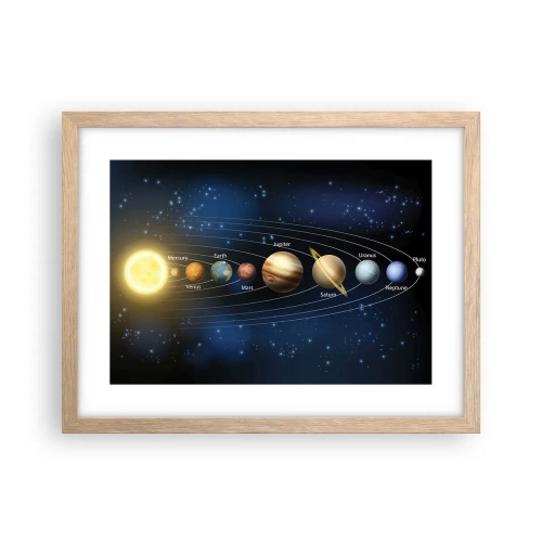 Poster in light oak frame - One in Ten - 40x30 cm