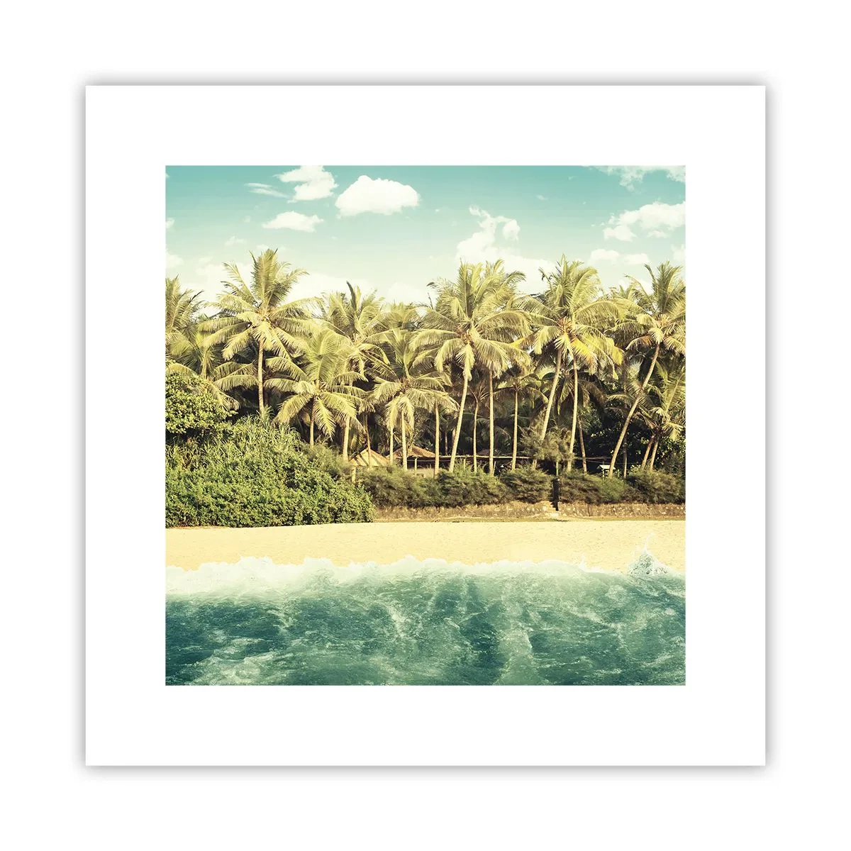 Poster - How about Here? - 30x30 cm